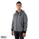 Size L Redlithium™ Polyester Heated Hoodie in Grey
