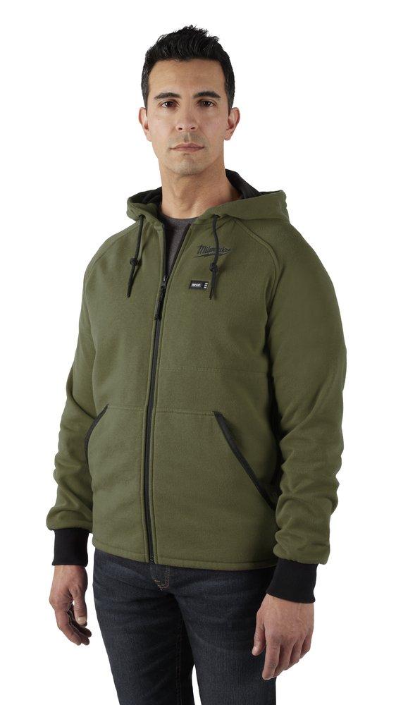 Milwaukee® Green Redlithium™ Polyester Heated Hoodie in Green 