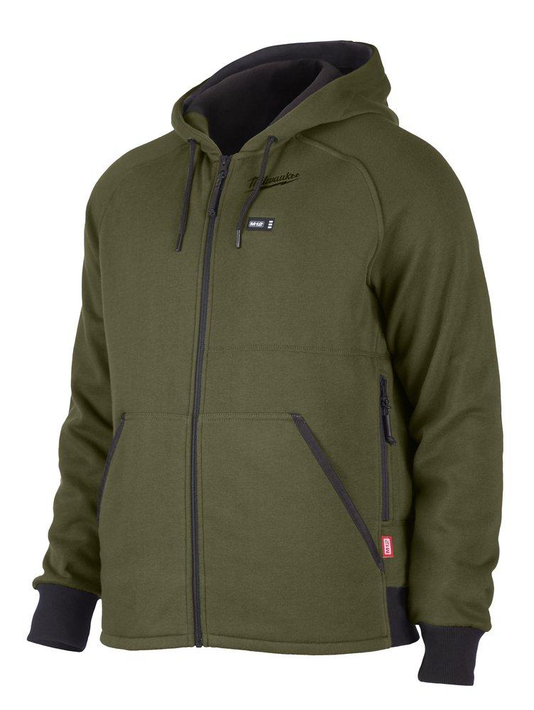 Milwaukee&reg; Green Redlithium&trade; Polyester Heated Hoodie in Green 