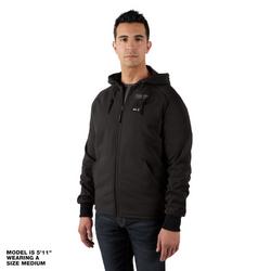 Size XL 12V 4 Piece Lithium-ion Polyester Heated Hoodie in Black