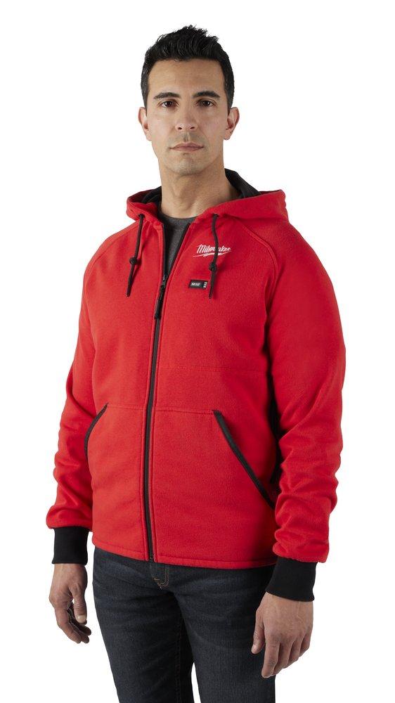 Milwaukee&reg; Red Redlithium&trade; Polyester Heated Hoodie in Red 