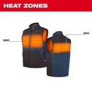 Milwaukee&reg; Black Redlithium&trade; Polyester Heated Vest in Black 