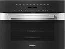 Miele Clean Touch Steel 23-1/2 x 22-5/8 in. 30A 1.84 cu. ft. Drop Down Single Oven