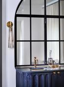 Fredrick Ramond Heritage Brass 60W 1-Light 21 in. Wall Sconce in Heritage Brass 