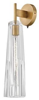 Fredrick Ramond Heritage Brass 60W 1-Light 21 in. Wall Sconce in Heritage Brass 