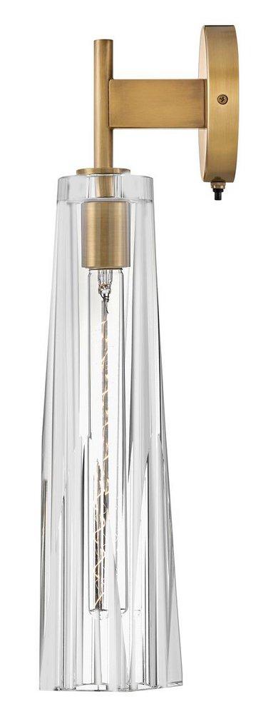 Fredrick Ramond Heritage Brass 60W 1-Light 21 in. Wall Sconce in Heritage Brass 