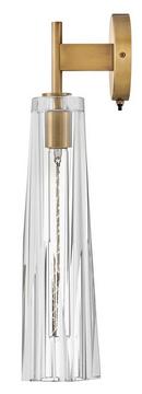 Fredrick Ramond Heritage Brass 60W 1-Light 21 in. Wall Sconce in Heritage Brass 