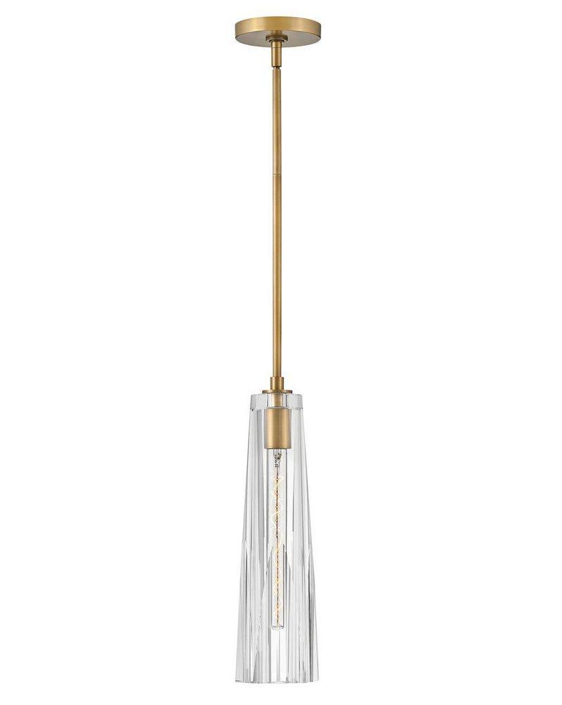 Fredrick Ramond Heritage Brass 60W 1-Light Medium E-26 LED Pendant 