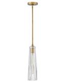 Fredrick Ramond Heritage Brass 60W 1-Light Medium E-26 LED Pendant 