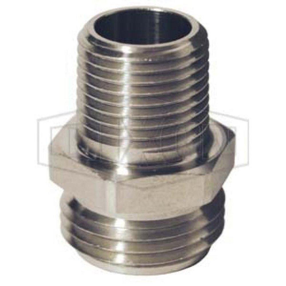 303SS MALE GHT X MALE NPTF ADAPTER 3/4" GHT X 3/4" NPTF 