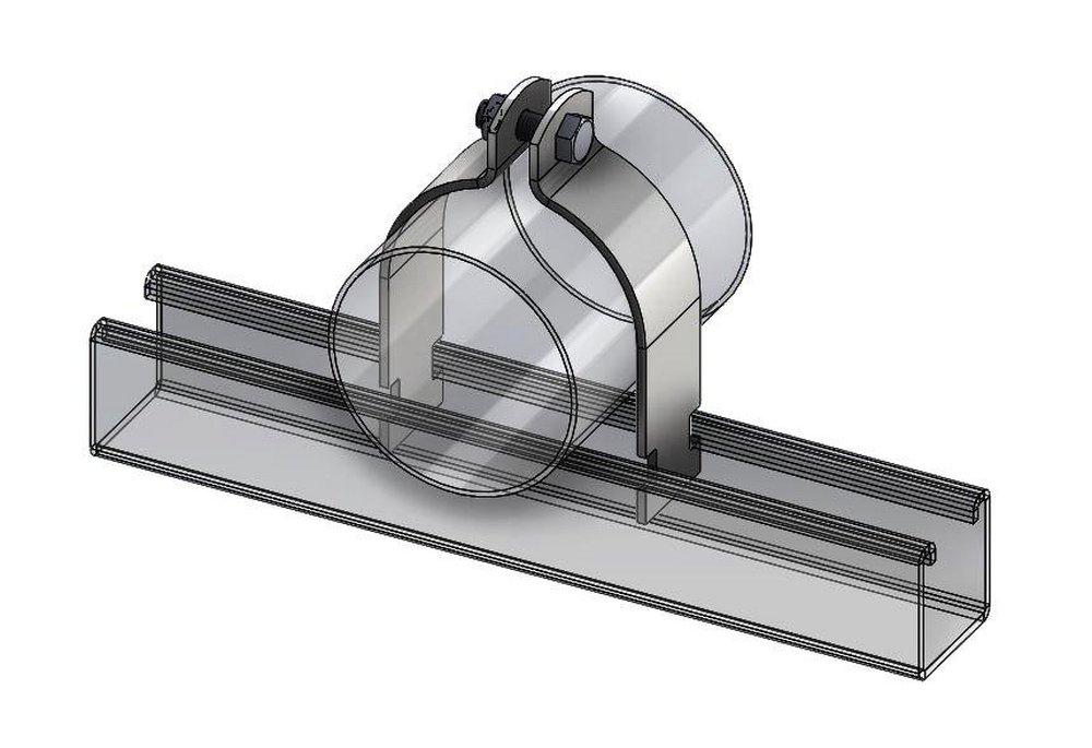 Empire Industries Stainless Steel Strut Clamp 