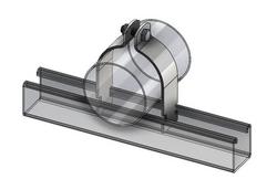 1/2 in. Stainless Steel Strut Clamp