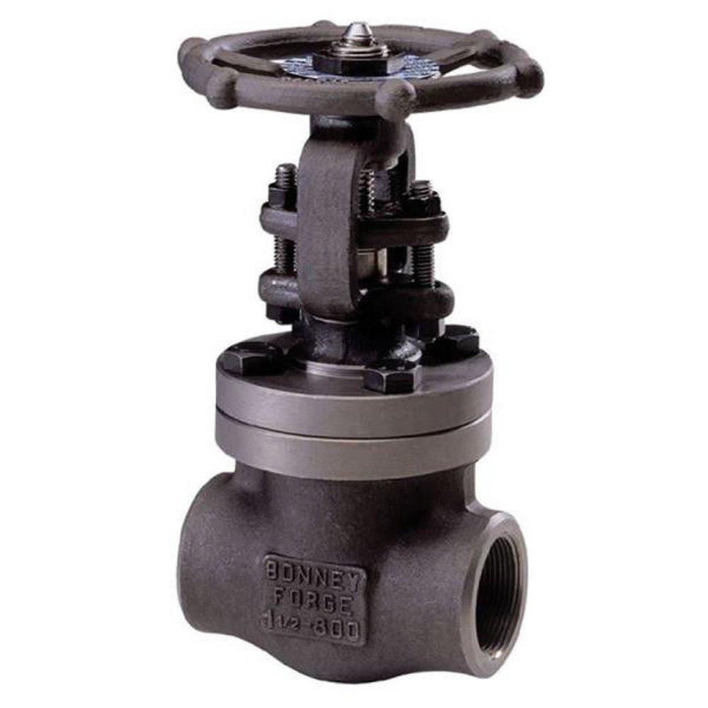 1-1/2 in. 800# SW x Thrd A105 T8 Gate Valve Reduced Port Bolted Bonnet Forged Steel 
