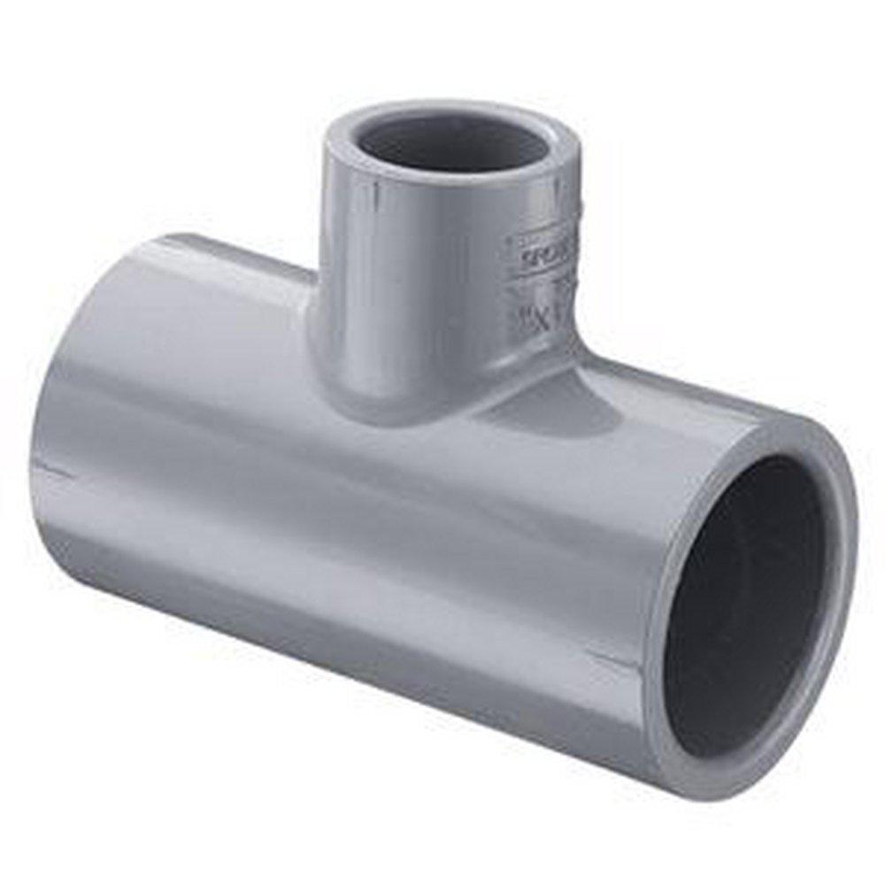 Spears&reg; Manufacturing Company Grey Socket Weld 140F Schedule 80 CPVC Reducing Tee in Grey 