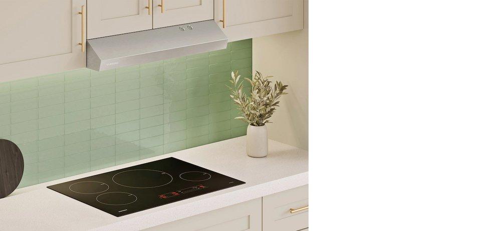 30 UNDER CABINET EXTERIOR VENTING 200 CFM LED LIGHTING METAL GREASE FILTER 