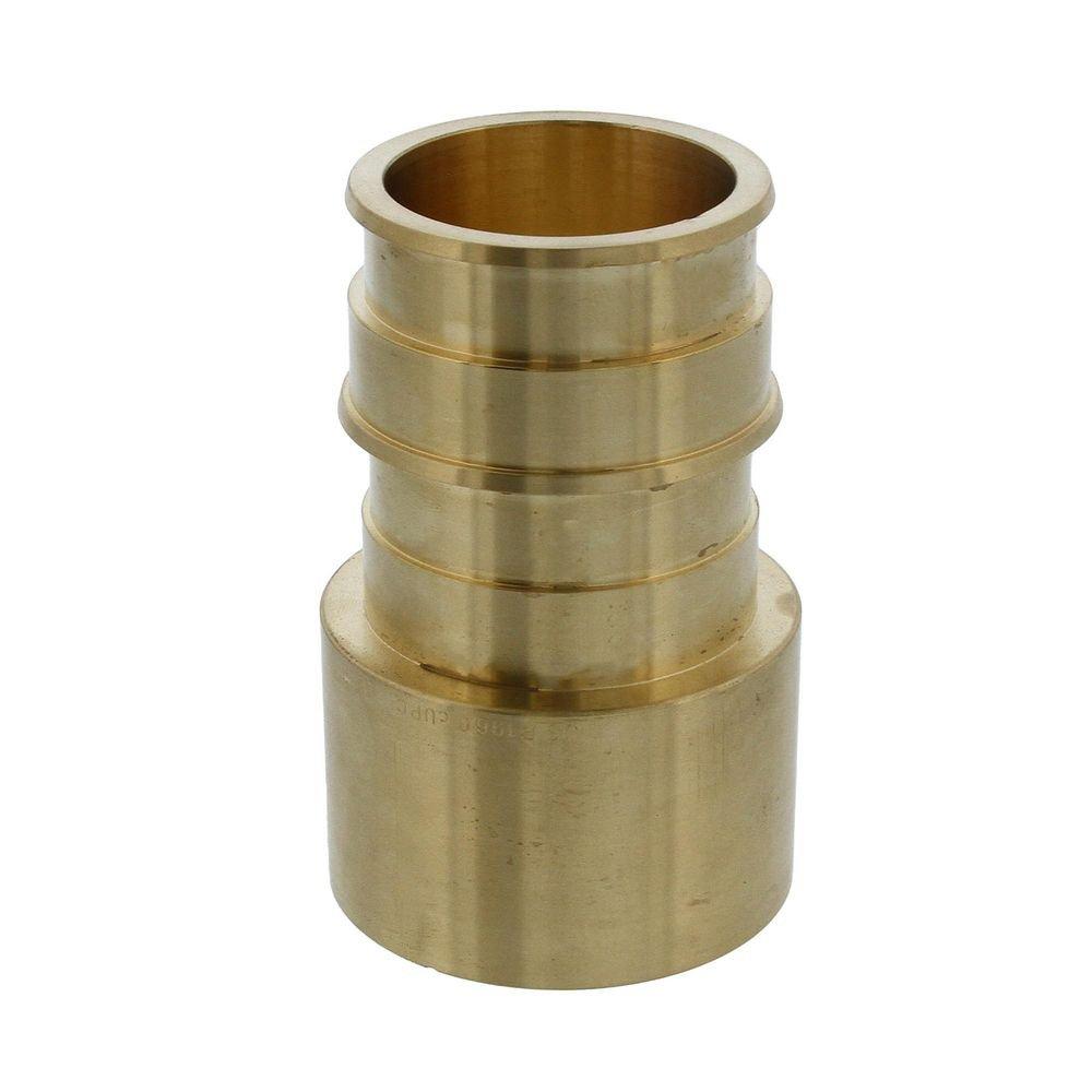 Jones Stephens Brass Brass PEX Expansion x Female Sweat Adapter 
