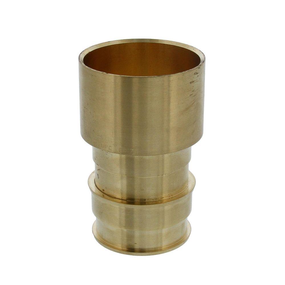 Jones Stephens Brass Brass PEX Expansion x Female Sweat Adapter 