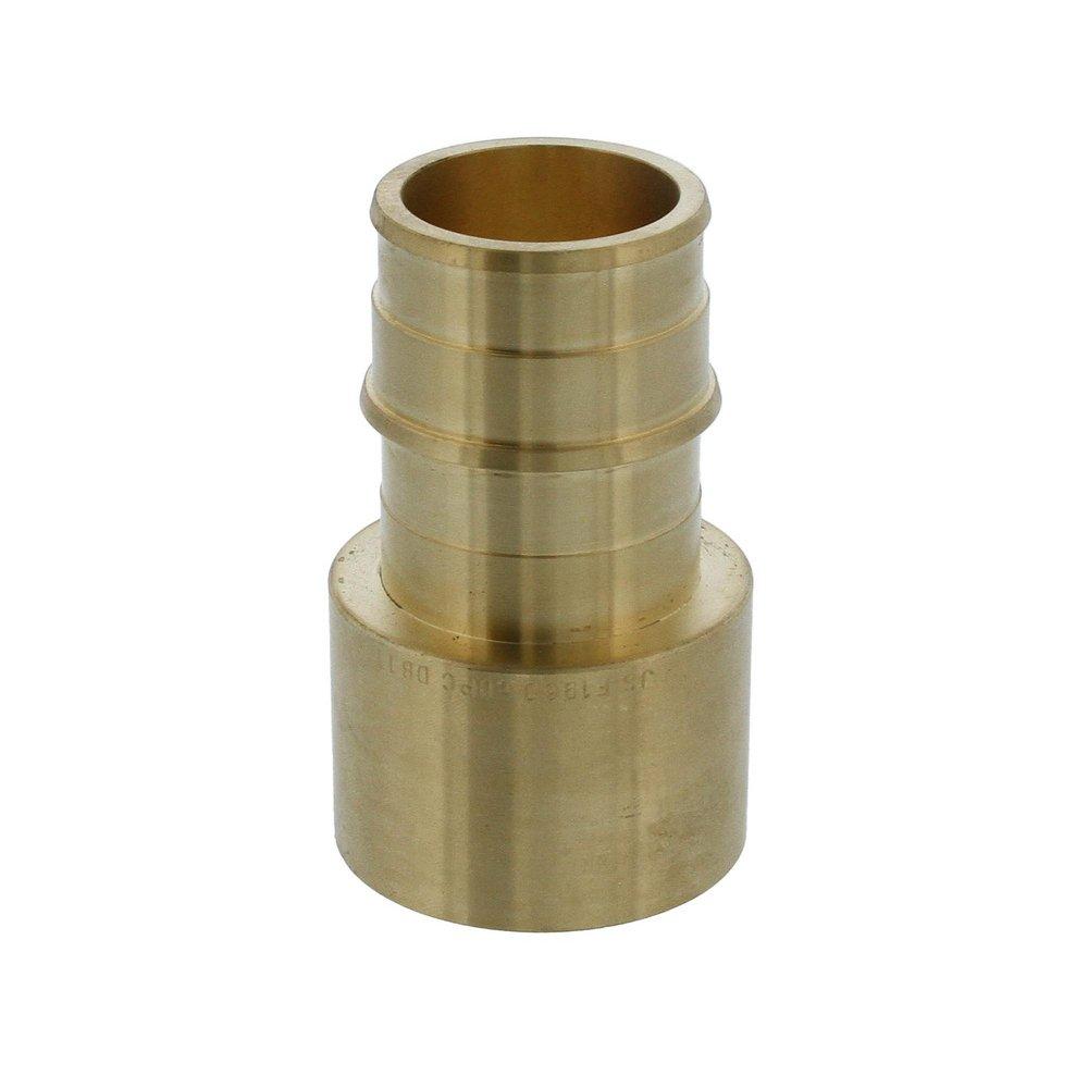 1-1/2 in. Brass PEX Expansion x Female Sweat Adapter 