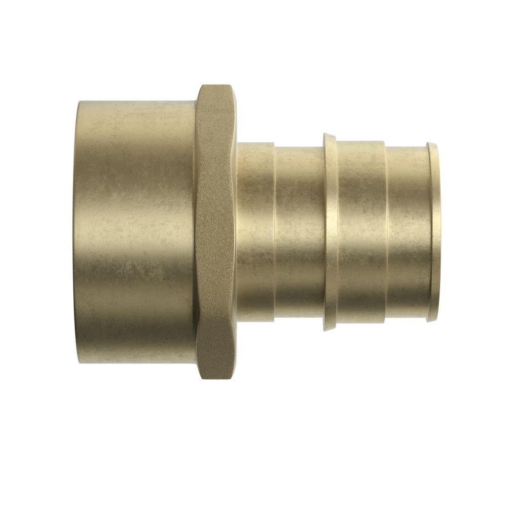 Jones Stephens Brass Brass PEX Expansion x FPT Adapter 