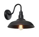 Kenroy International Black 40W 1-Light 13 in. Wall Sconce 