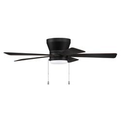 52 in. 5-Blade Indoor Ceiling Fan in Flat Black