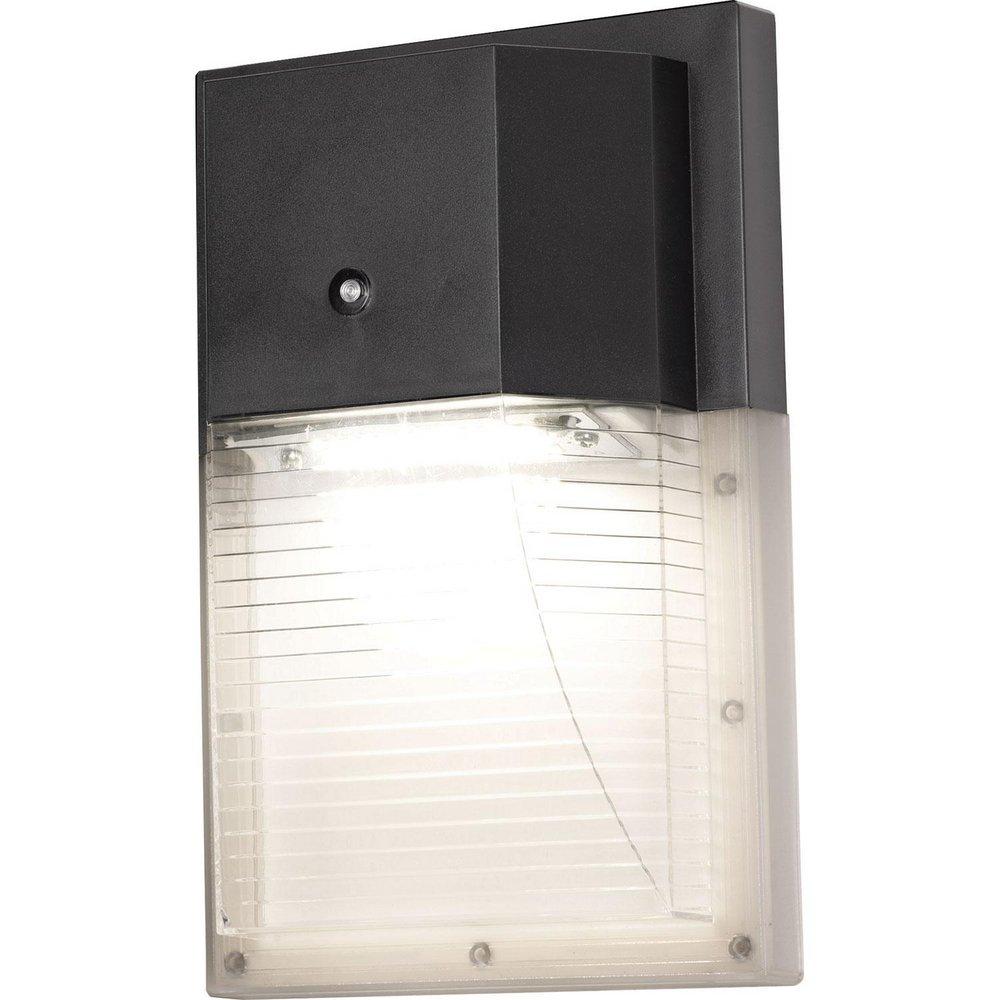 AFX Black 8 x 5-3/8 in. 20W 5000 Kelvin 1-Light LED Security Light 