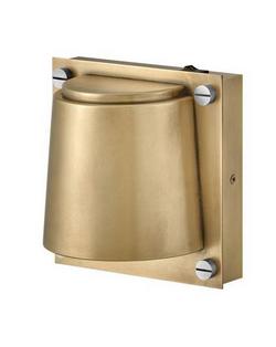 6.50W 1-Light 6-4/5 in. Wall Sconce in Heritage Brass