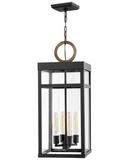 Hinkley Black 5W 4-Light Medium E-26 LED Outdoor Chandelier 