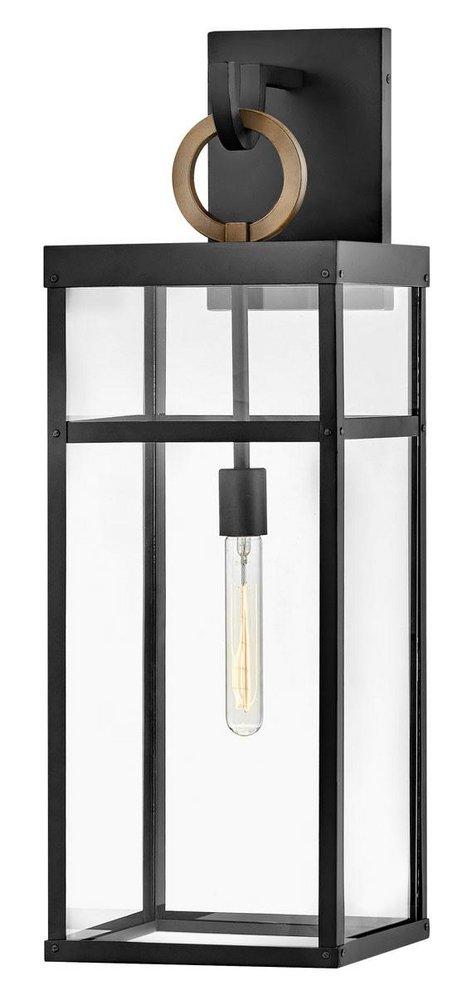 Hinkley Black 5W 1-Light 29 in. Outdoor Wall Sconce 