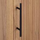 Signature Hardware Natural Mindi Floor Mount Vanity in Natural Mindi with Arctic White Quartz 