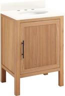 24 MINDI VANITY WITH UNDERMOUNT SINK NATURAL MINDI ARCTIC WHITE QUARTZ WIDESPREAD 