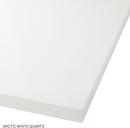 48 MINDI VANITY WITH RECT UNDERMOUNT SINK NATURAL MINDIFEATHERED WHITE QUARTZ WIDESPREAD 