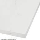 72 MINDI DOUBLE VANITY WITH UNDERMOUNT SINKS NATURAL MINDI ARCTIC WHITE QUARTZ WIDESPREAD 