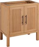 30 MINDI VANITY WITH RECT UNDERMOUNT SINK NATURAL MINDIFEATHERED WHITE QUARTZ WIDESPREAD 