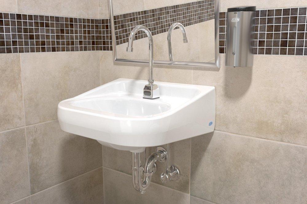 Zurn Polished Chrome Sensor Bathroom Sink Faucet 