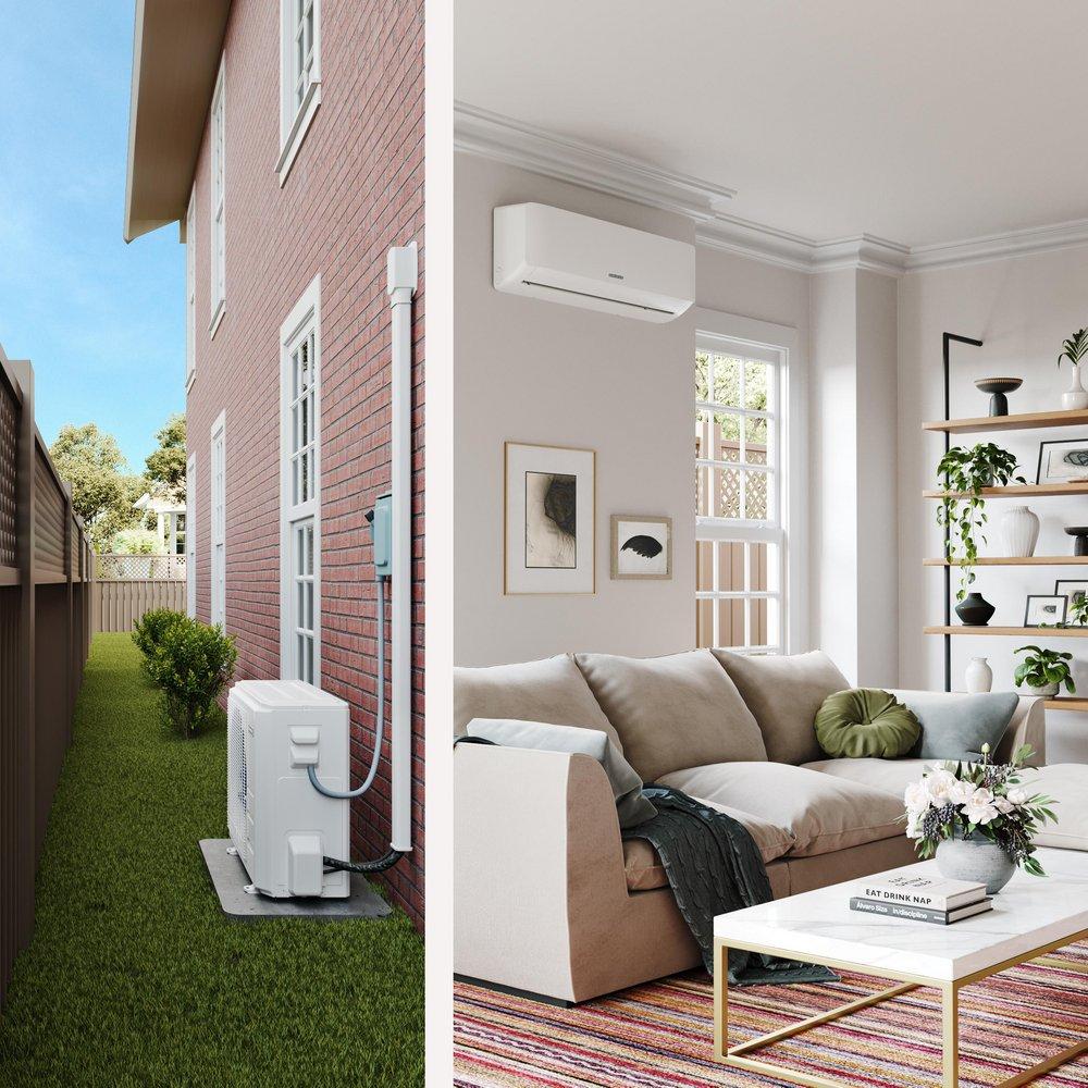 9,000 BTU - Outdoor - Single-Zone Mini-Split Heat Pump 208/230V 