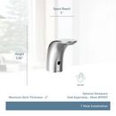M-POWER COMMERCIAL SINGLEMOUNT HANDS FREE SENSOR-OPERATED BATHROOM FAUCET IN BRUSHED NICKEL 