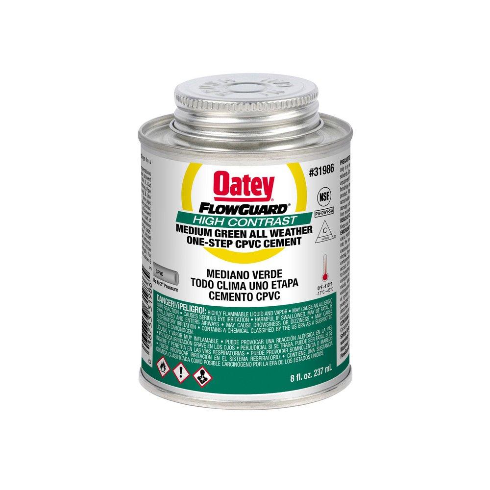 Oatey&reg; Fast Set Plastic Green Pipe Cement 