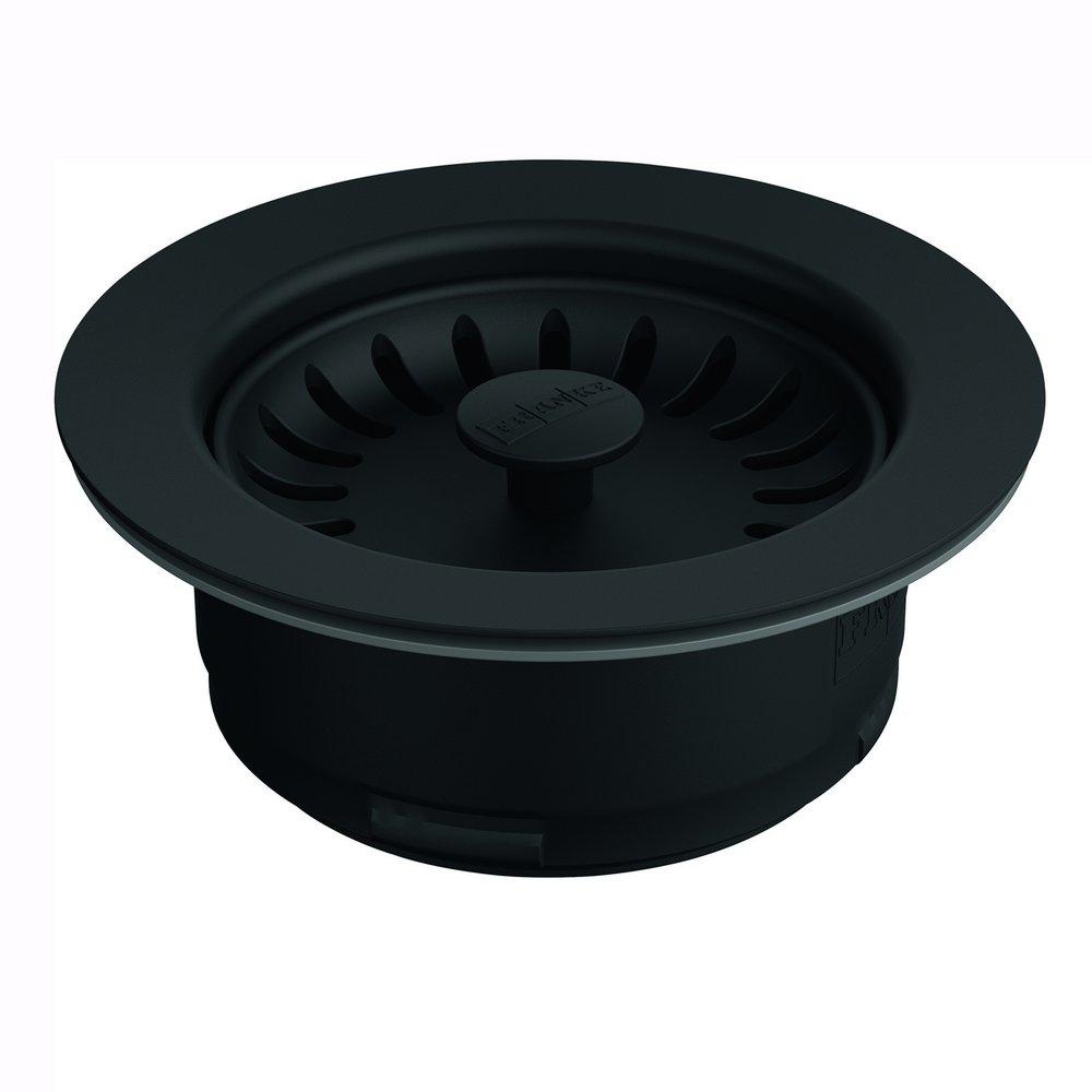 WD FLANGE W/STRAINER - MATTE BLACK 