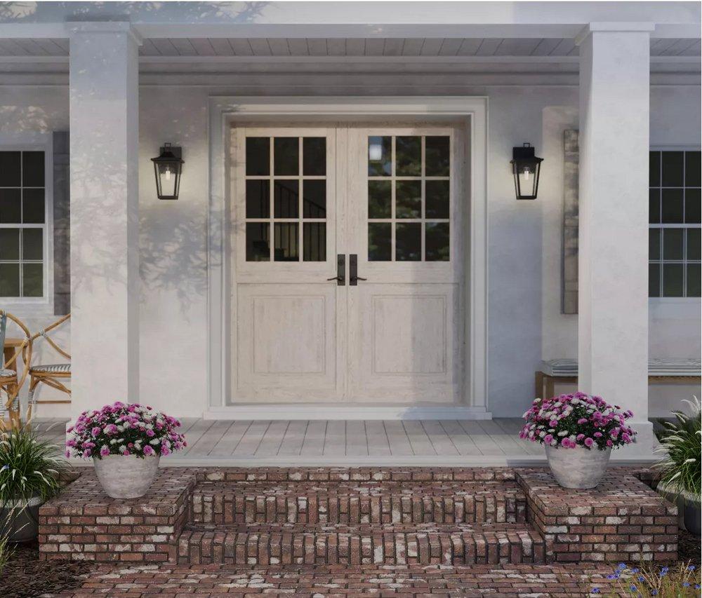 Progress Lighting Textured Black 100W 1-Light 11-1/4 in. Outdoor Wall Sconce 