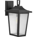 Progress Lighting Textured Black 100W 1-Light 15 in. Outdoor Wall Sconce 