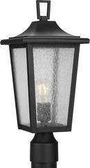 Progress Lighting Textured Black 8 x 18-1/2 in. 100W 1-Light Outdoor Lamp Post Light 