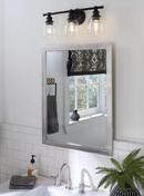 Progress Lighting Matte Black 60W 3-Light Medium E-26 Vanity Fixture 