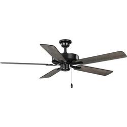 52 in. 5-Blade Indoor AC Motor Transitional Ceiling Fan in Matte Black