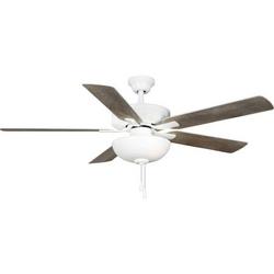 52 in. 5-Blade Indoor AC Motor Ceiling Fan in White