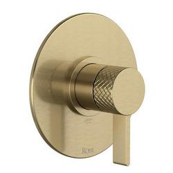 Single Handle Pressure Balancing Valve Trim in Antique Gold