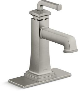 Single Handle Monoblock Bathroom Sink Faucet in Vibrant&reg; Brushed Nickel