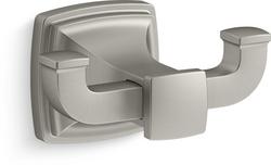 2-Hook Robe Hook in Vibrant Brushed Nickel