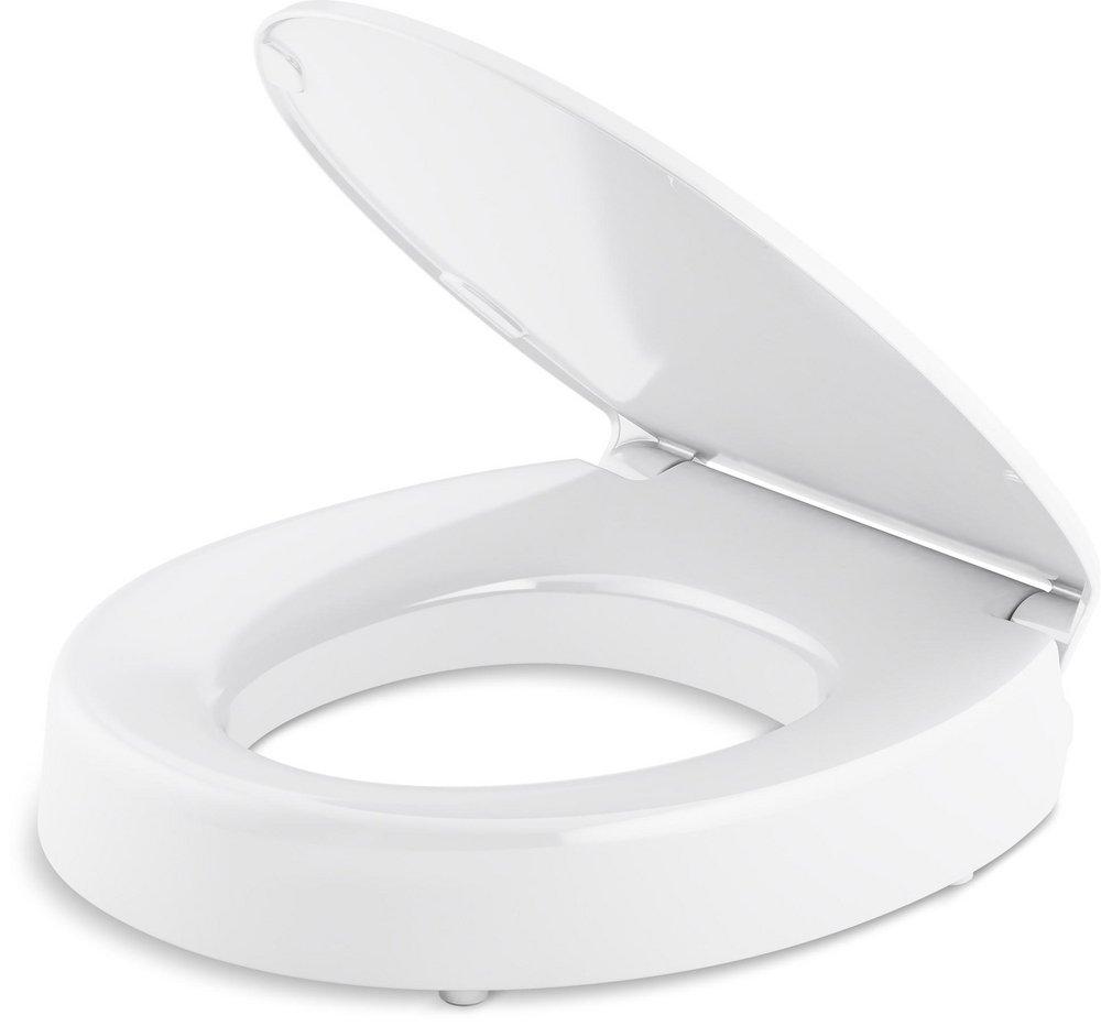 HYTEN ELEVATED QC ROUND TOILET SEAT 