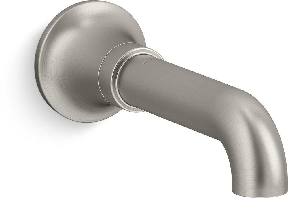 KOHLER Vibrant&reg; Brushed Nickel Slip Metal Tub Spout 